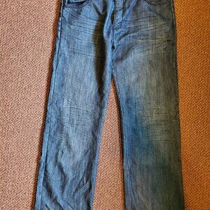Reward Mens Blue Demin Straight Leg Jeans